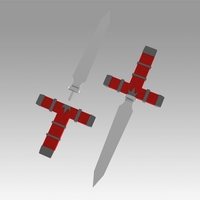 Togainu no Chi Rin Knife Cosplay Weapon Prop  - Thumbnail 9