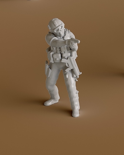 Soldier  1 3D Print 383775