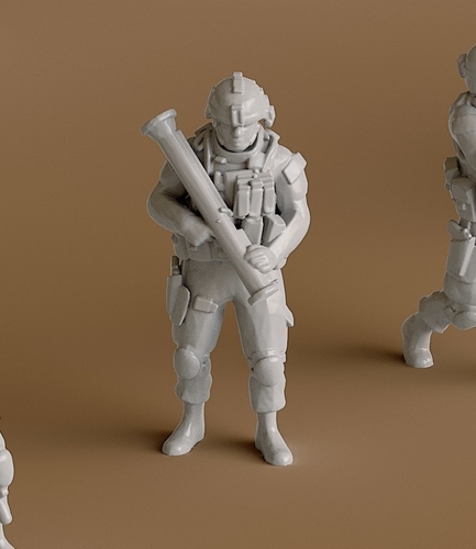 Soldier  3 3D Print 383781
