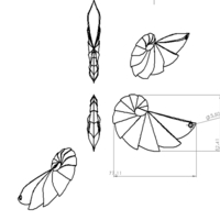 spiral earring - Thumbnail 3