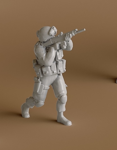 Soldier  4 3D Print 383794