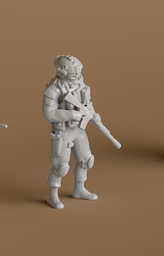 Soldier  9 3D Print 383801