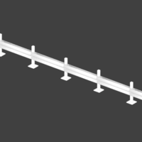 Road Safety Barrier guard rail - Thumbnail 1