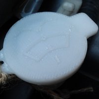 Windshield wiper's water reservoir lid. - Thumbnail 6