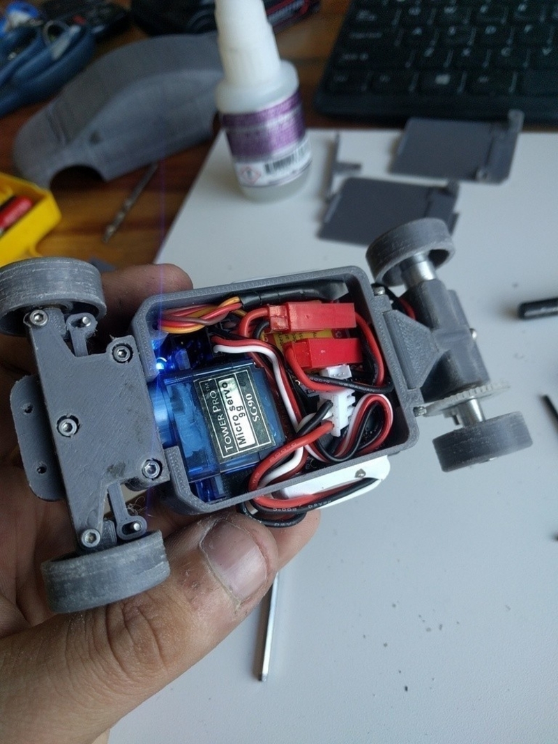 OpenZ v16c Chassis (1:28 3d printed RC)