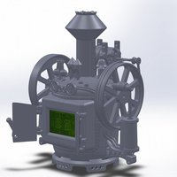 Steampunk digital clock - Thumbnail 5