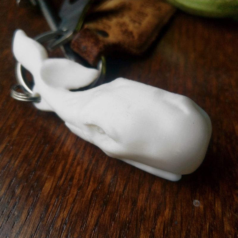 Whale keychain