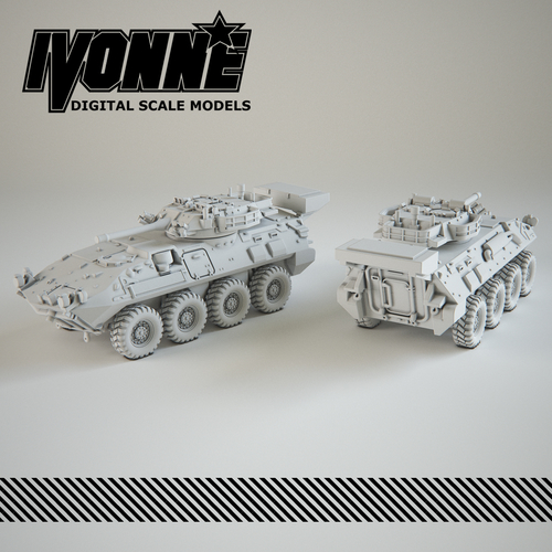 LAV III Kodiak Military Vehicle 3D Print 384031