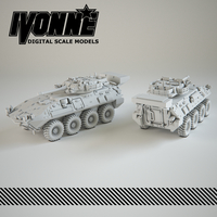Small LAV III Kodiak Military Vehicle 3D Printing 384031