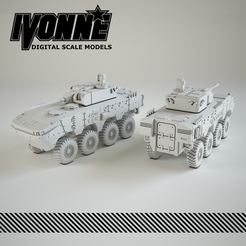 Otokar ARMA 8x8 Military Vehicle 3D Print 384035