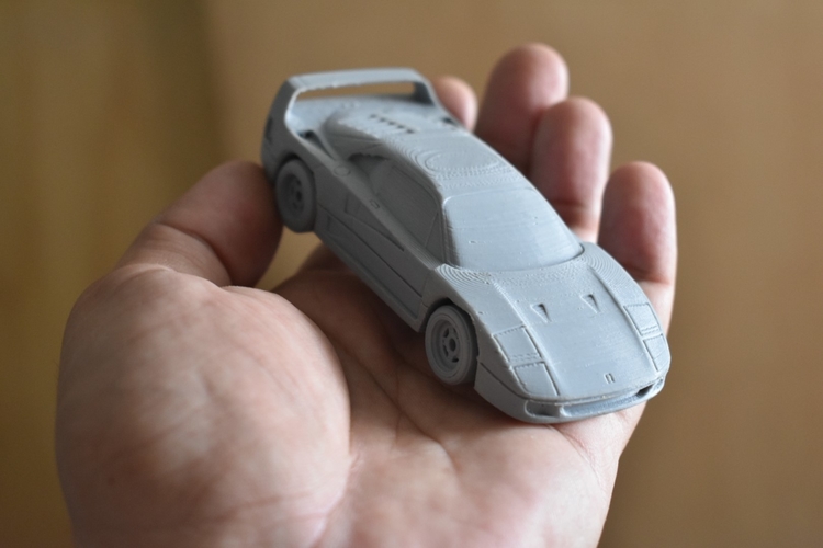 Ferrari F40 Super car 1:64 scale 3D Print 384045