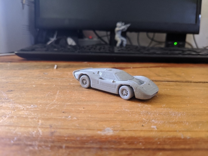 FORD GT40 MARK IV LE MANS RACING CAR 3D Print 384097