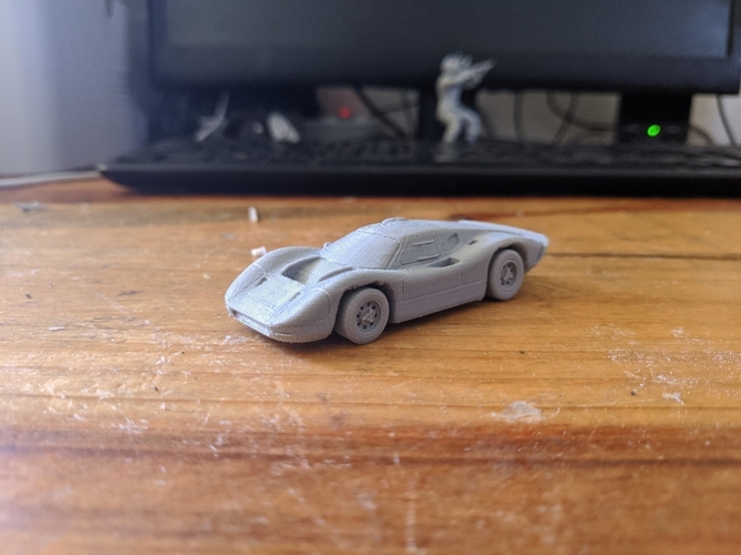 FORD GT40 MARK IV LE MANS RACING CAR 3D Print 384098