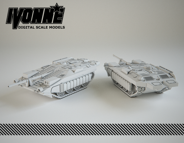 Stridsvagn 103 S-Tank 3D Print 384125