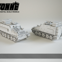 Small FV105 Sultan MIlitary Vehicle 3D Printing 384138