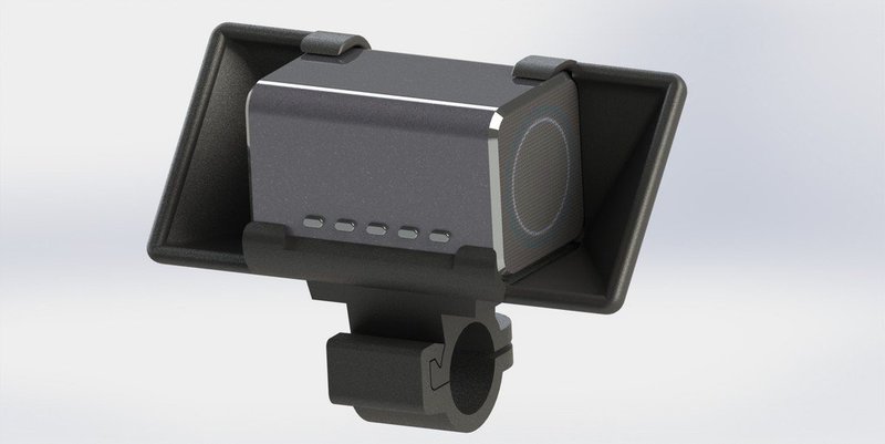 Mp3 player mount for bikes.