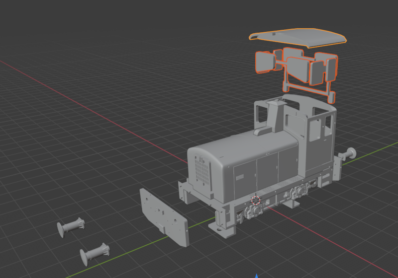 AUTOMOTRICE - LOCOMOTORE ABL BADONI