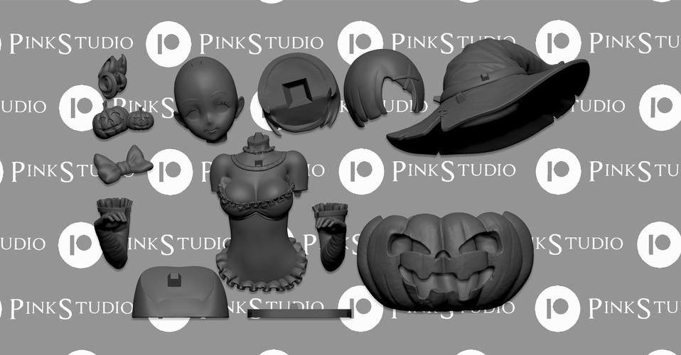 Halloween Rem Re:zero 3D Print 384299