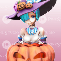 Small Halloween Rem Re:zero 3D Printing 384301