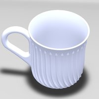 A stylistic cup - Thumbnail 1