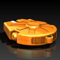 Millenium Falcon LED torch keychain - Thumbnail 2