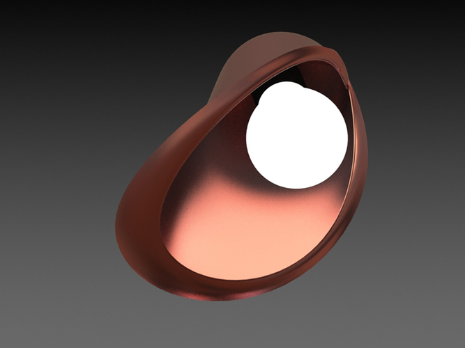 ceiling light (inverse flower) 3D Print 384382