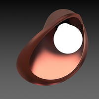 ceiling light (inverse flower) - Thumbnail 1