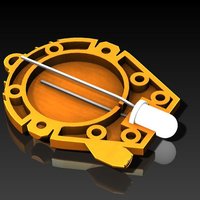 Millenium Falcon LED torch keychain - Thumbnail 3