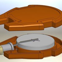 Millenium Falcon LED torch keychain - Thumbnail 4
