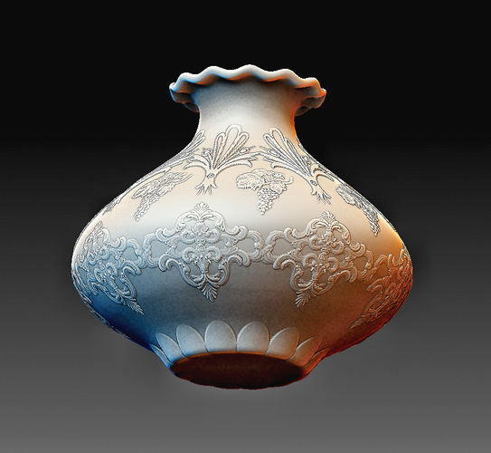 Vase model 1 3D Print 384456