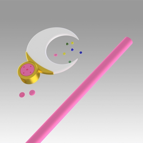Sailor Moon Usagi Tsukino Princess Serenity Cosplay Weapon Prop 3D Print 384507