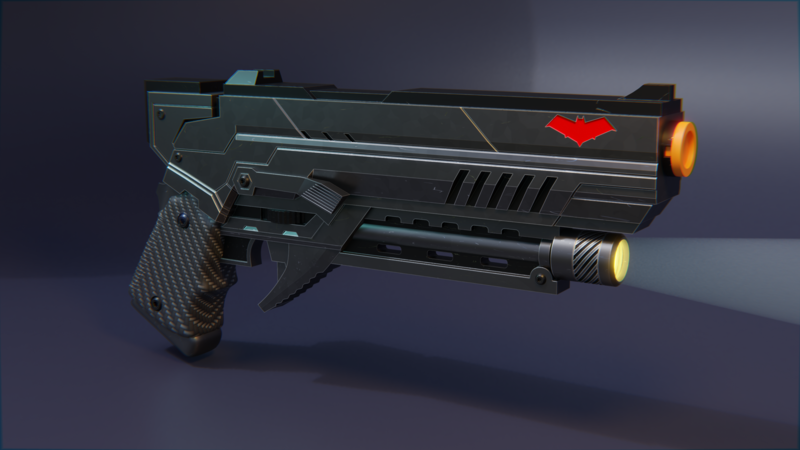 Red Hood Arkham Knight Guns