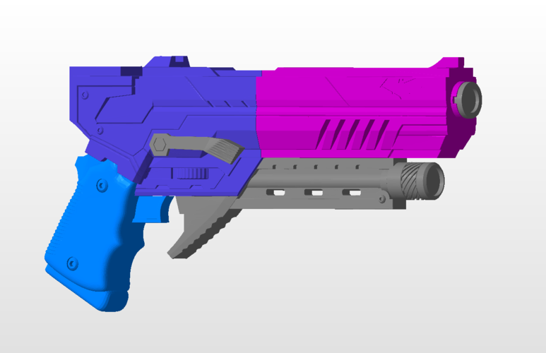 Red Hood Arkham Knight Guns 3D Print 384561
