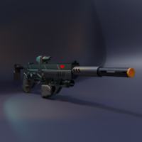 Red Hood Arkham Knight Rifle - Thumbnail 2