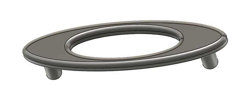 Door Handle oval
