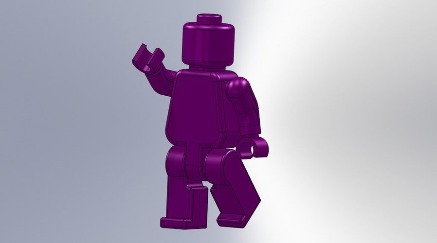 Movable Mini Figure v2.0 3D Print 38485