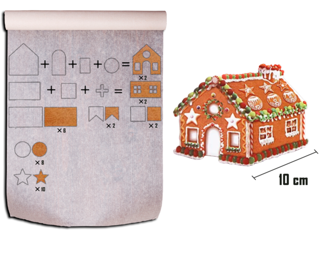 3D HOUSE COOKIE CUTTER - CHRISTMAS THEME 3D Print 384859