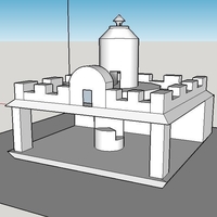 Small Castillo en el cielo 3D Printing 384947
