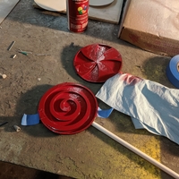 Christmas Decoration Lollipop Peppermint Stencil - Thumbnail 2