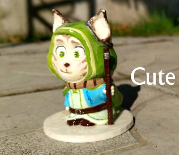 Cute Little Kitty 3D Print 385037