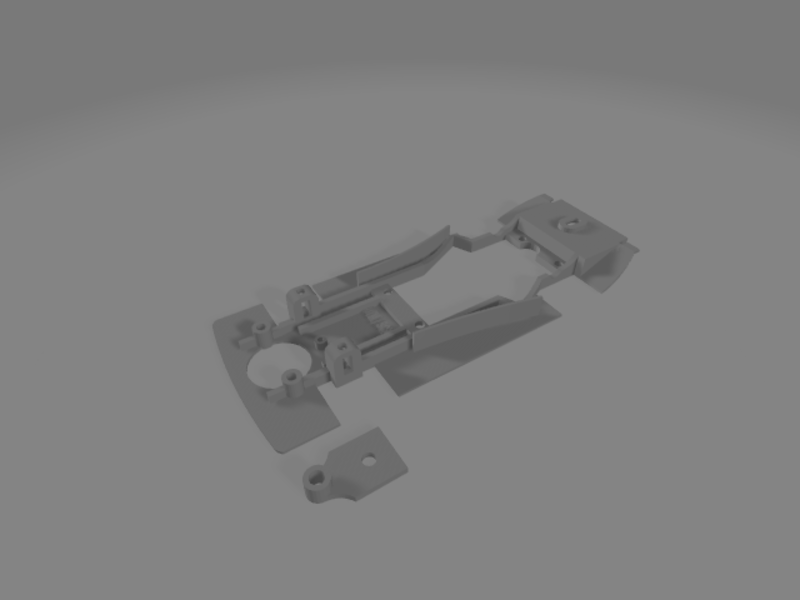 Chasis for Audi A4 DTM scx 