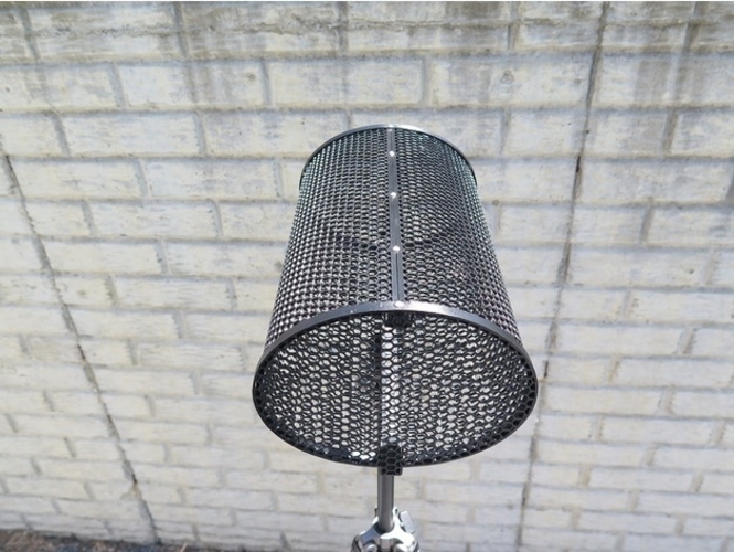 Microphone Windjammer Cage 3D Print 385155