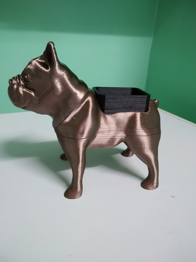 BOULEDOGUE VASE/TROUSSE