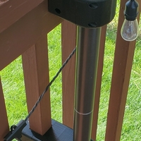 Small Porch Umbrella Mount 3D Printing 385211