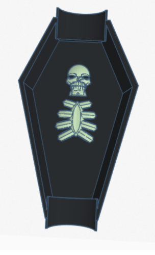 Cigar Coffin Ashtray 3D Print 385226