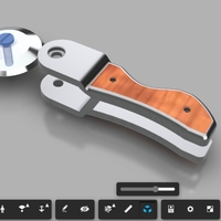 Small Pizza Cutter 3D Printing 385284