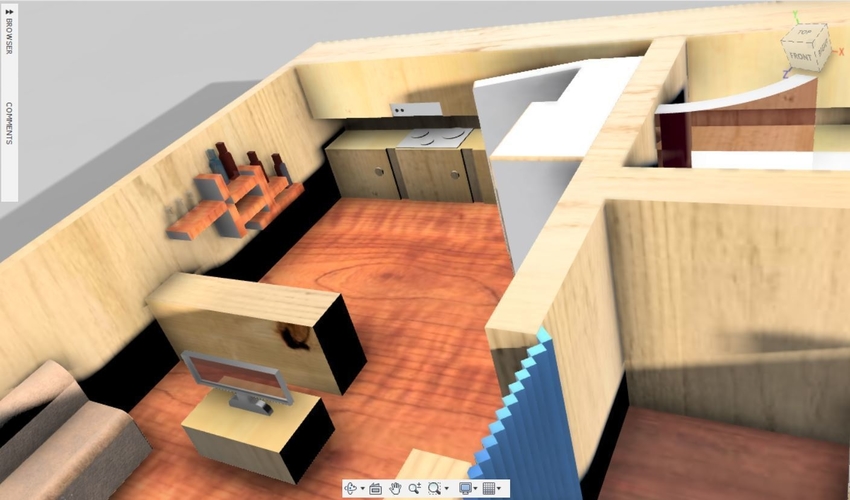 Small Wooden Home/House 3D Print 385294