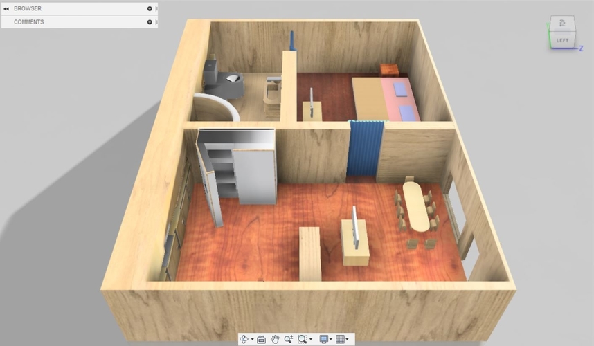 Small Wooden Home/House 3D Print 385298