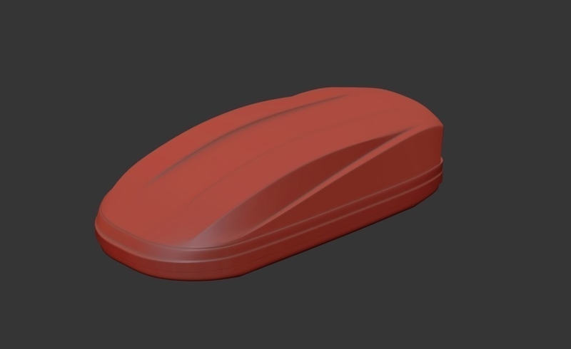 Roof box 1/10 scale accessories