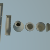 Collection of pots for plants and flowers - Thumbnail 1